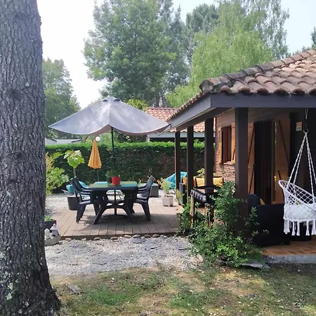 Chalet Camping 5 Etoiles Landes Kemping Lit-et-Mixe